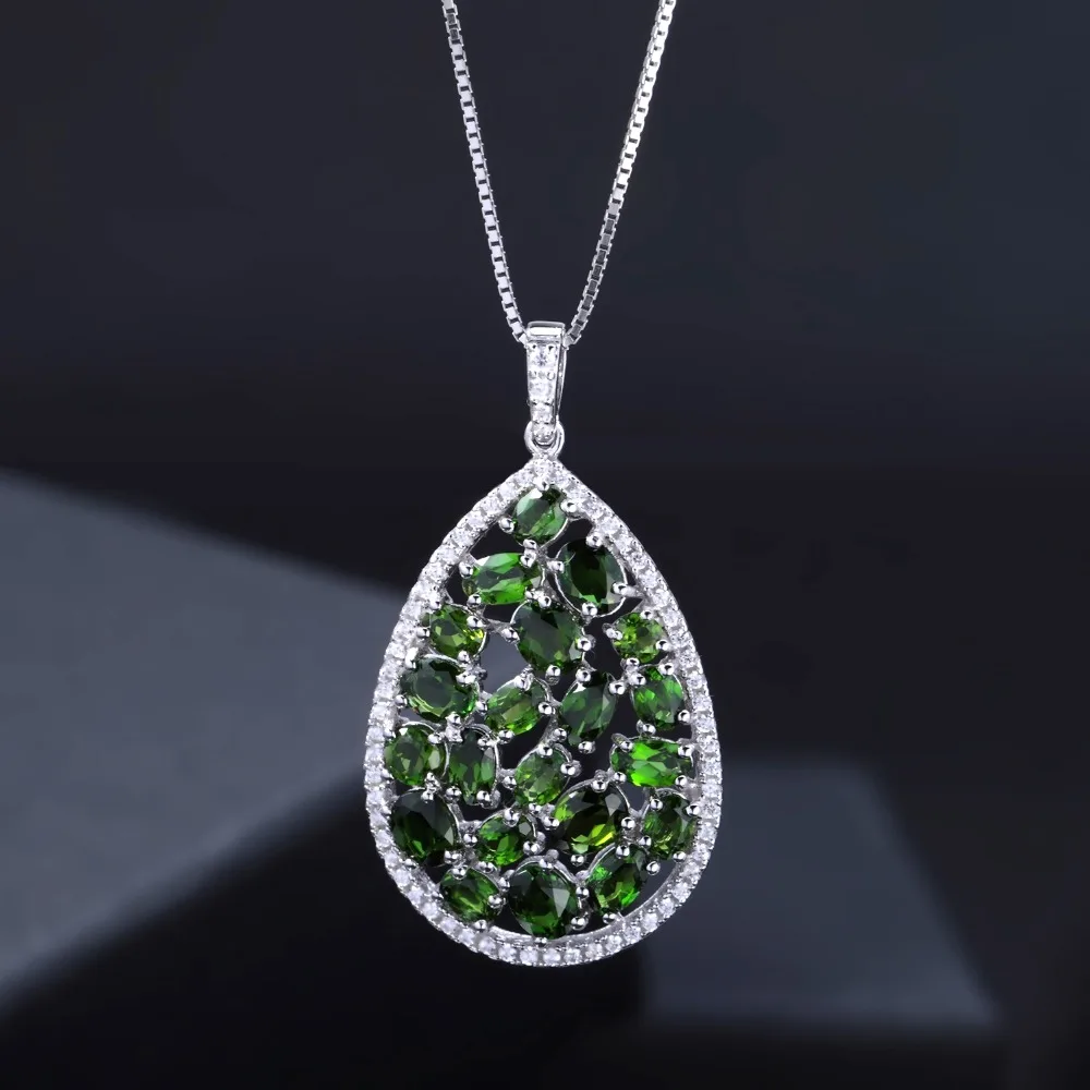 GEM'S BALLET 5.98Ct натуральный хром диопсид изысканные ювелирные изделия из