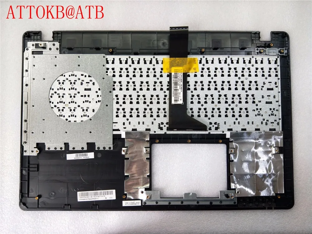 Russian Laptop Keyboard for ASUS R513C W50J R513MJ F5000C Y582L Y581L W518L K550LD R510JD topcase keyboard with cover With C | Компьютеры