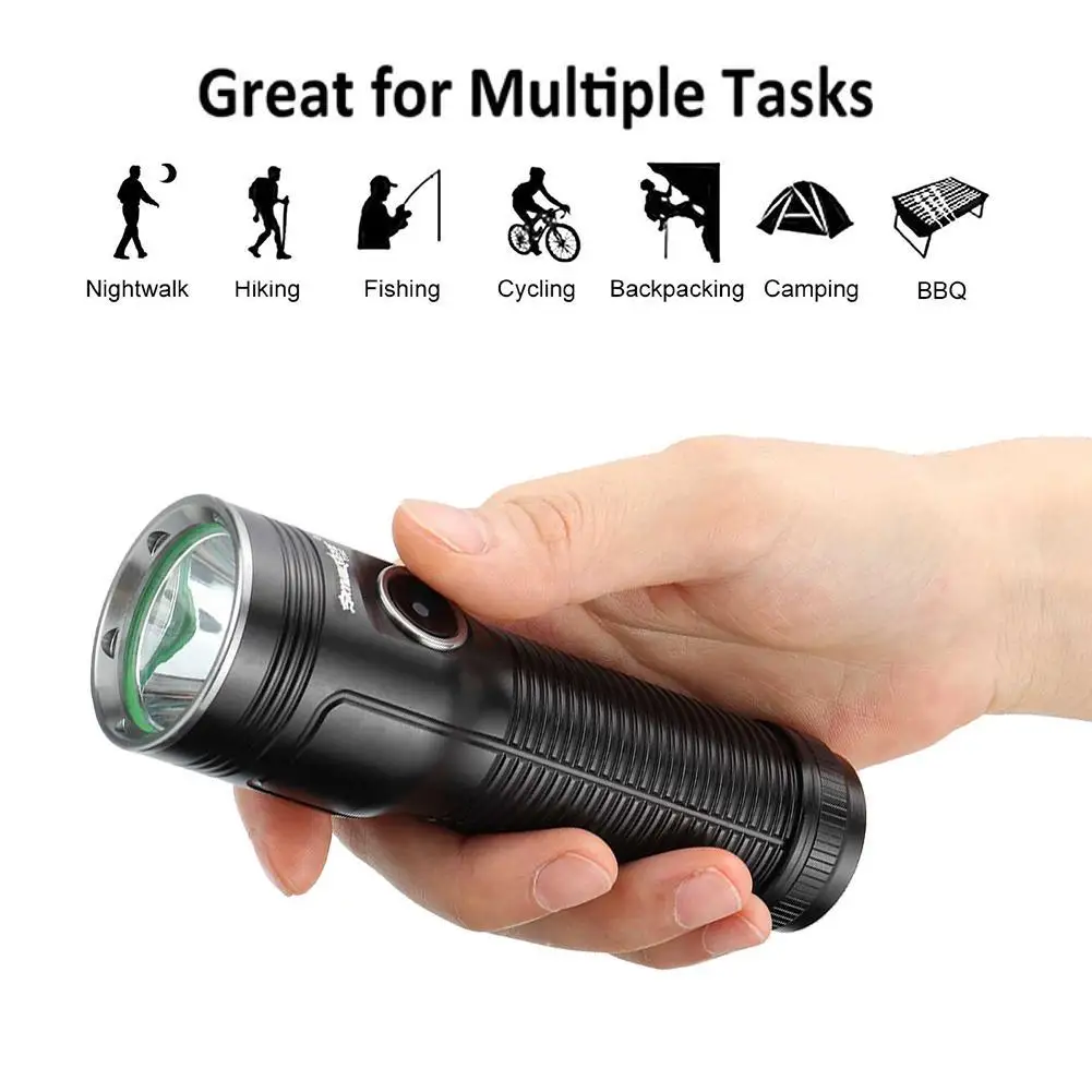 Портативный Usb фонарик яркий алюминиевый светодиодный фонарь наружный | Лампы и