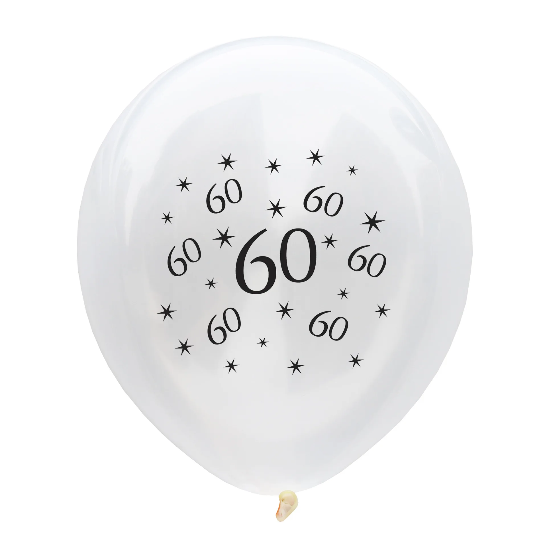 60 white 5 шт. 30th 40th 50th 60th 70th 80th с днем рождения прозрачный конфетти латексные шары юбилей день рождения украшения поставки - Цвет: 60 white