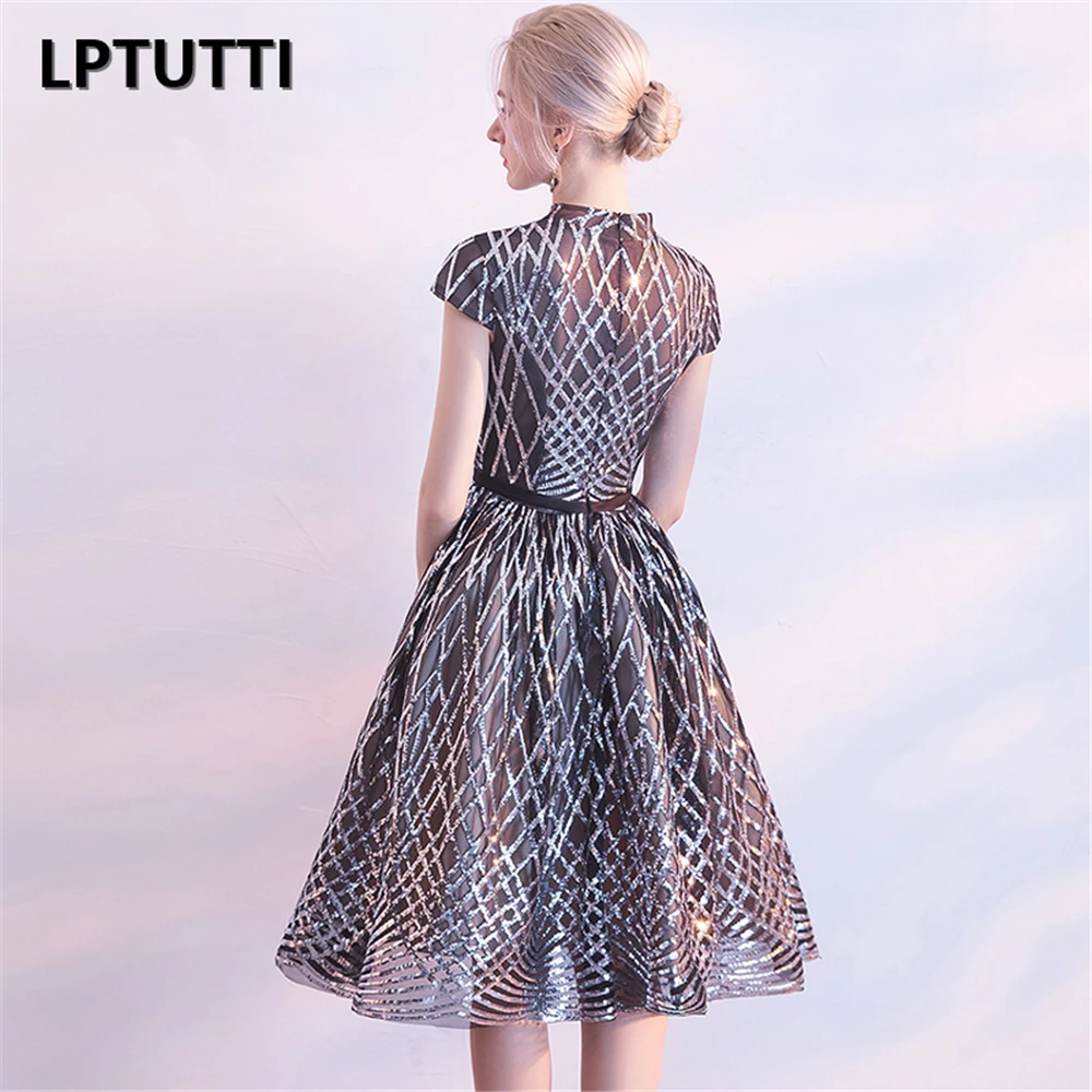 Вечернее платье с блестками и пайетками для выпусквечерние вечера|Коктейльные