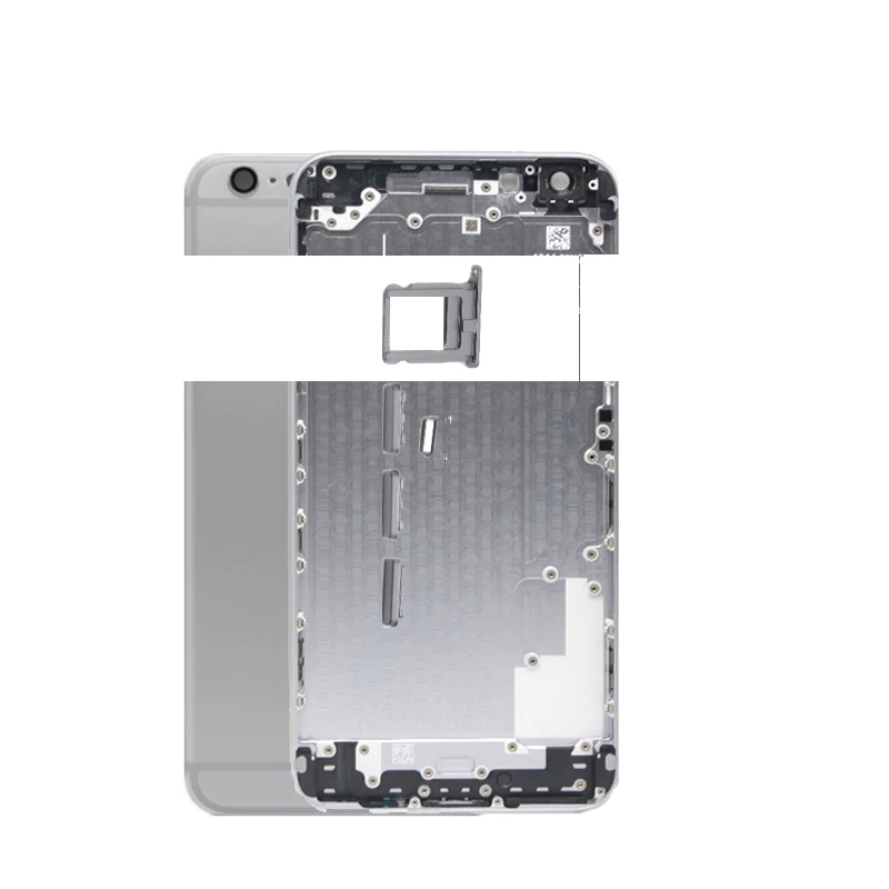 Для iPhone 6G/6 Plus 6S 6S PLUS крышка батареи задняя дверь Корпус чехол замена среднего шасси для Apple iPhone 6 задний корпус