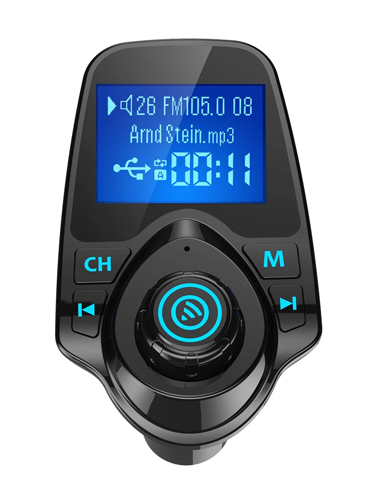 Автомобильный Mp3 беспроводной fm-передатчик Bluetooth Handsfree автомобильный fm-модулятор USB FM зарядное устройство для iPhone samsung Поддержка TF карты