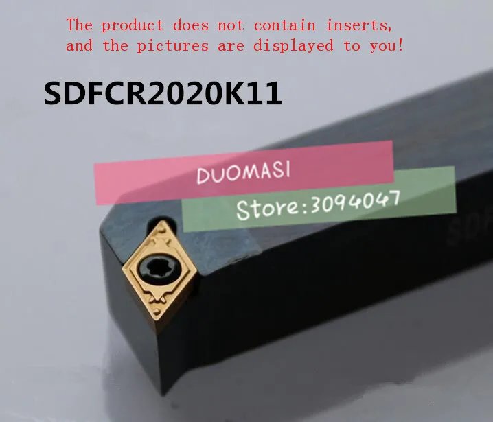 

Sdfcr20k11 держатель инструментов 20*20*125 мм CNC токарный инструмент держатель, 91 градусов внешние токарные инструменты, Токарные режущие инструменты