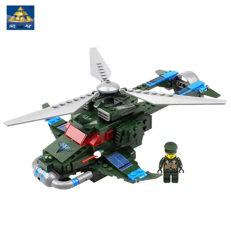 KAZI 81001 251 шт. Red Alert серии cryocopter военные США flash заморозить самолет строительные