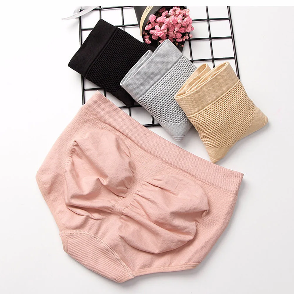 Женское нижнее белье из дышащего хлопка бесшовное для похудения 2019|Женские