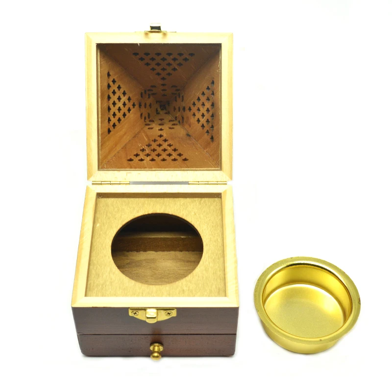 10pcs/lot Latest Hot Sale Upgrade 20cm Tower Wooden Smoked Incense Burner with Ignition System | Дом и сад