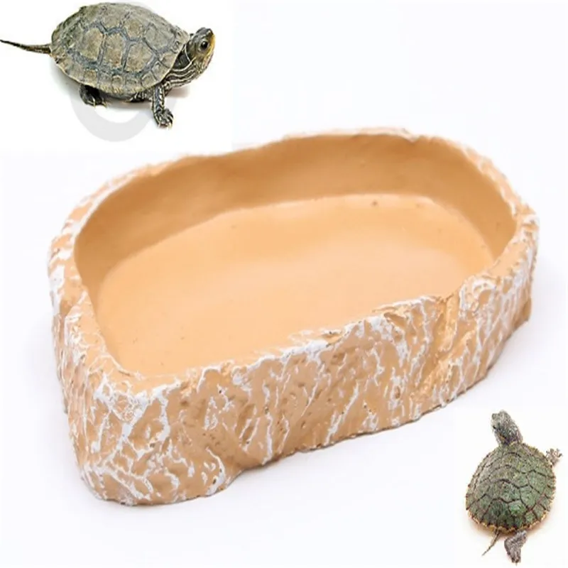 Черепаха из смолы чаша бассейна без яда рептилий Кормовые принадлежности