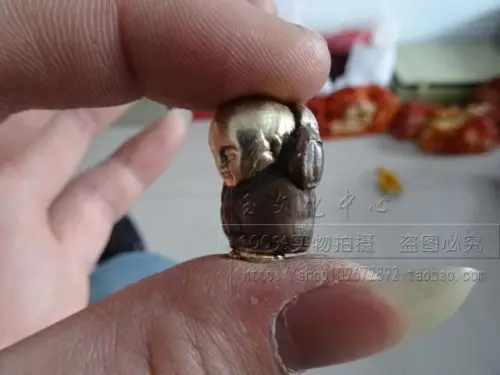 

Exquisite Antique collection copper Buddhist monk Statue