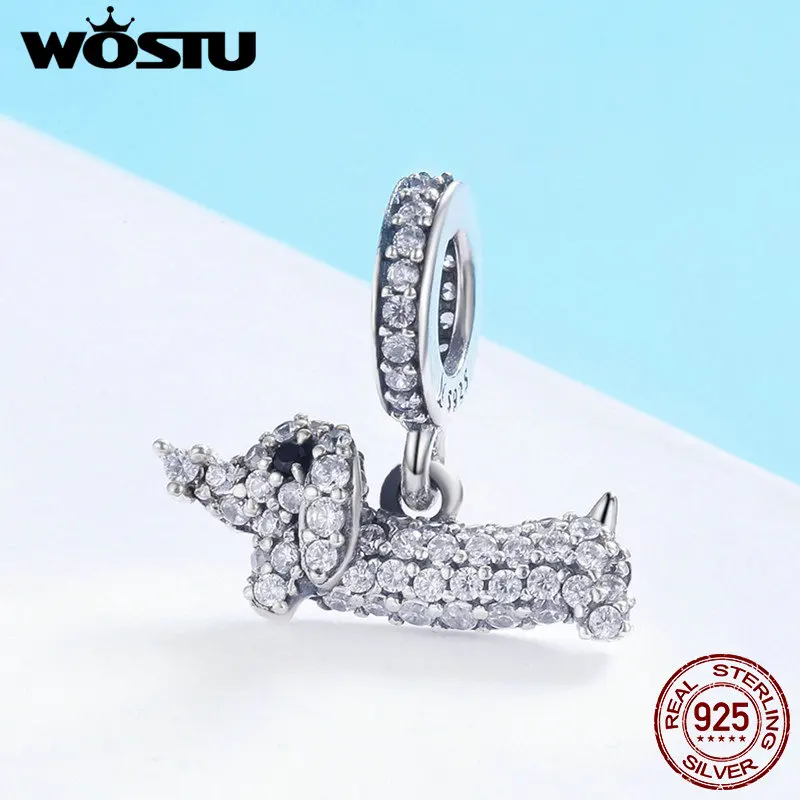 Ослепительные сверкающие серебряные бусины для женского брендового