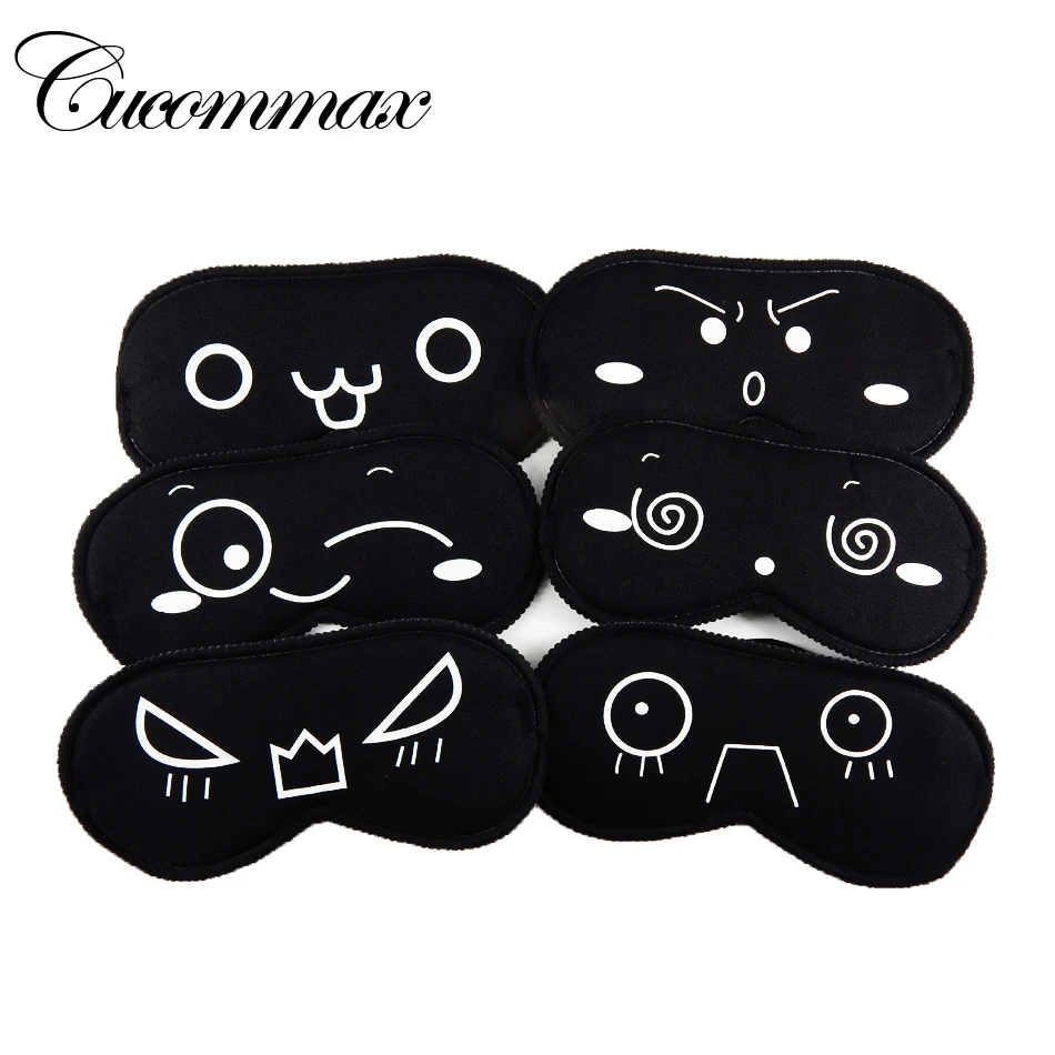 Cucommax маска для сна черная бандаж на глаза эмоции и сна|eye shade|sleeping eye masksleep mask |