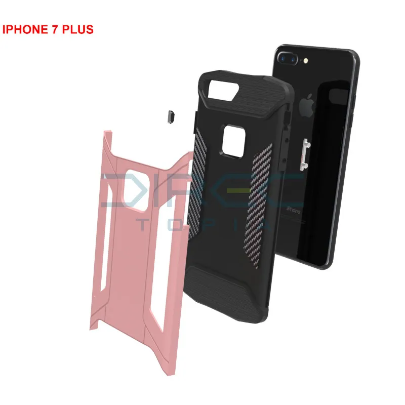 2017 запасы ограничены PC + TPU 3 слоев Гибридный всего тела защиты для iPhone 7