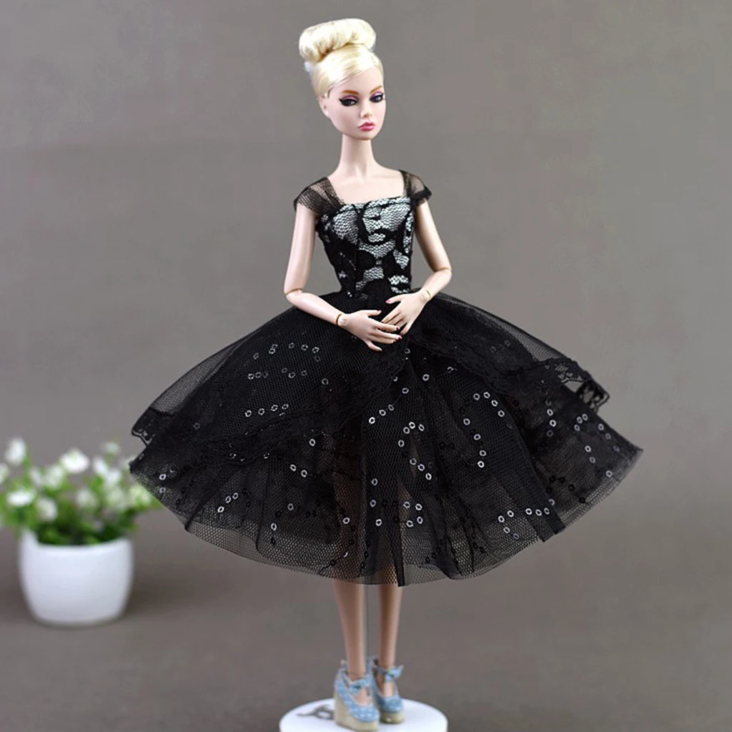 Стильная модель 1/6 BJD свадебное платье с кукольным платьем вечернее Нижняя юбка
