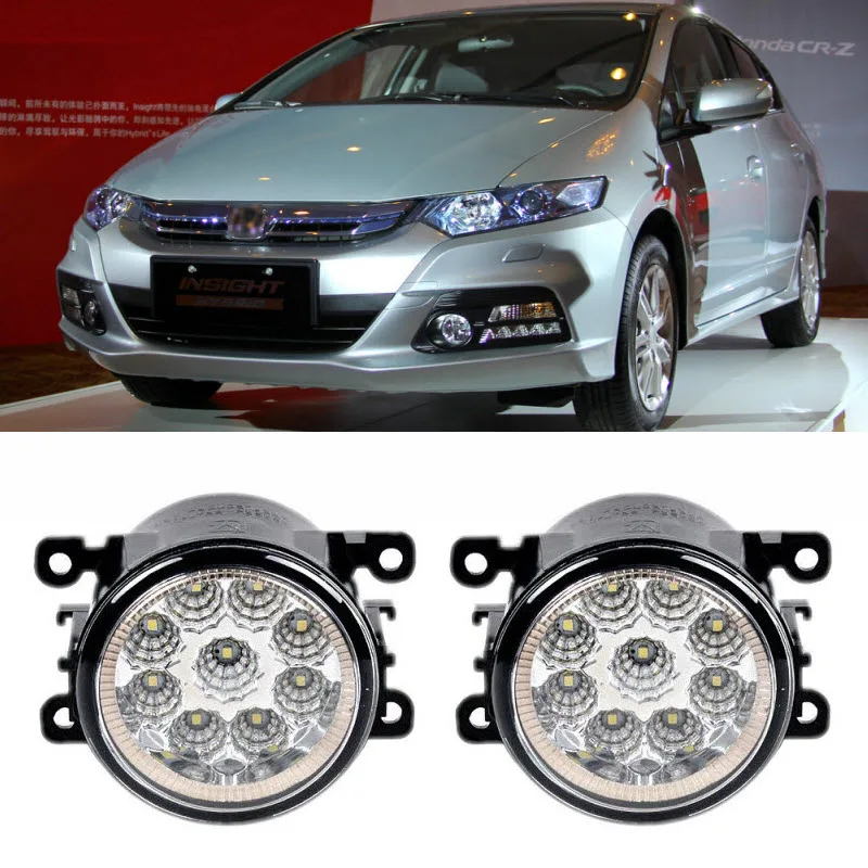Автомобильный Стайлинг DRL для Honda Insight 2010- 9-Pieces светодиодный s Противотуманные фары H11 H8 12 В 55 Вт сменный светодиодный противотуманный фонарь