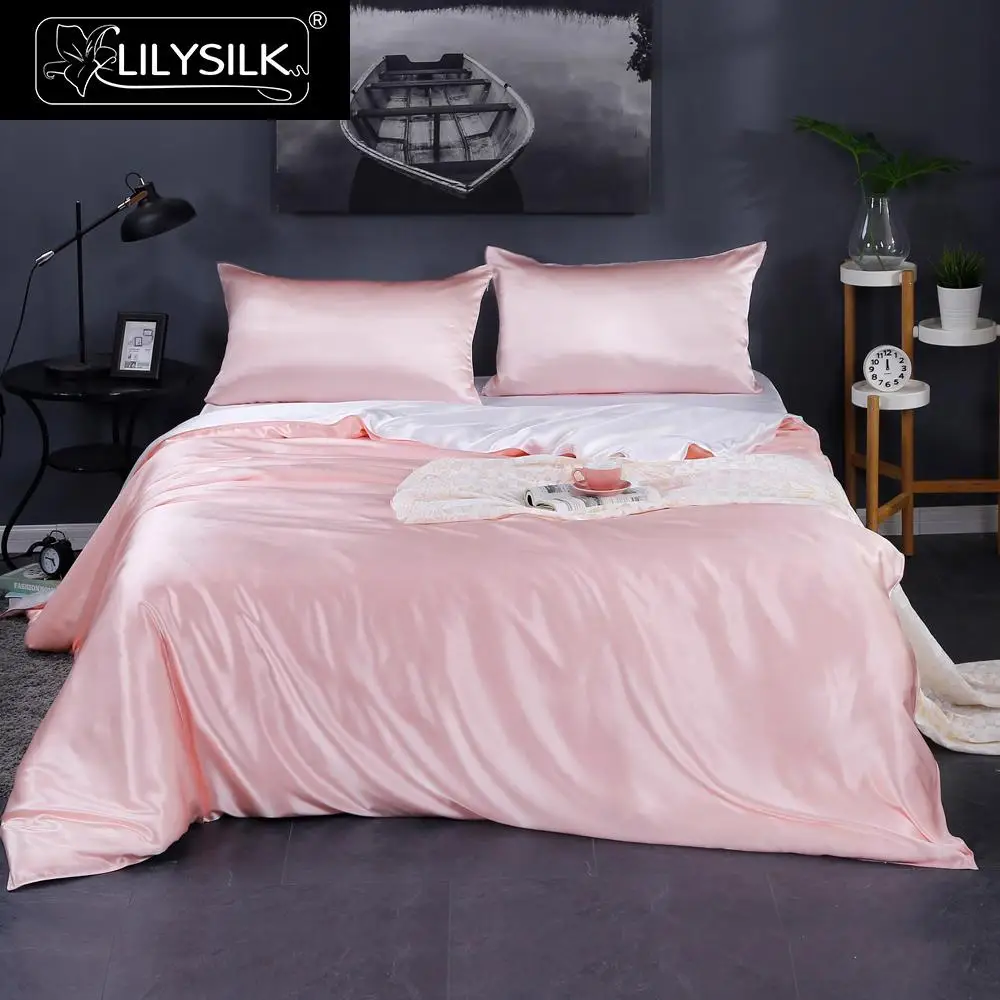 Комплект постельного белья LilySilk из 4 предметов 100 шелк тутового шелкопряда