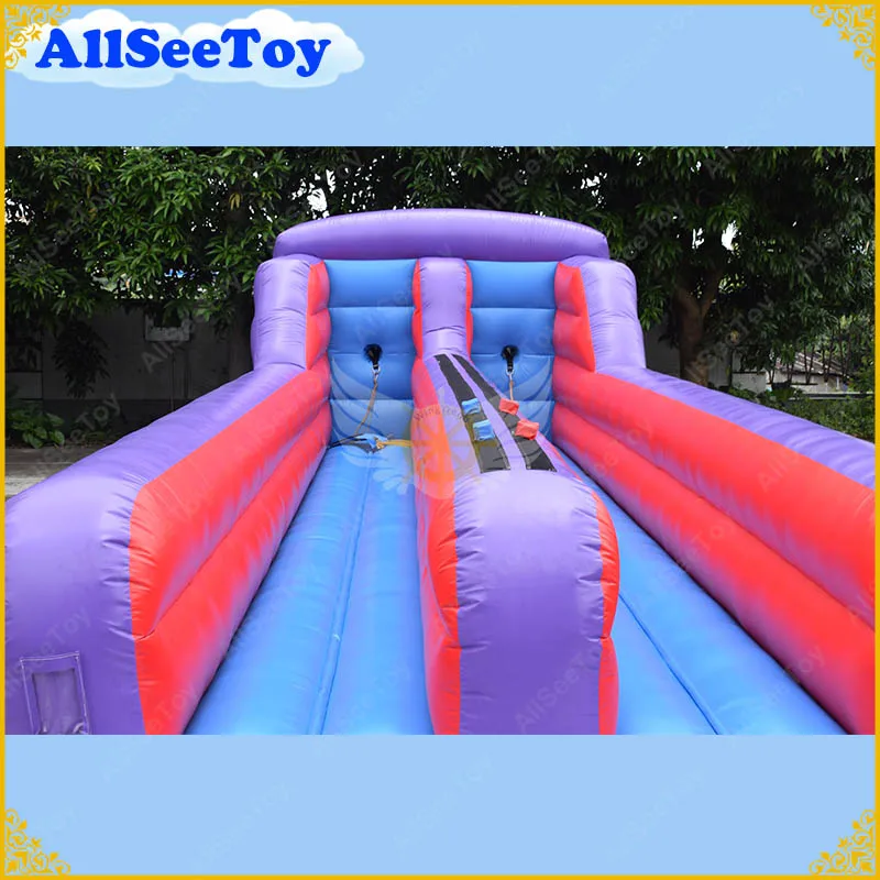Надувная игра Bungee Run два полоса надувная игра|inflatable games|bungee rungame inflatable |