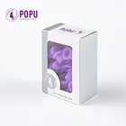 Стаканчики с чернилами POPU 60 шт. Medium-12mm одноразовые мягкие белыефиолетовые цвета для Перманентный макияж и использованных татуировок