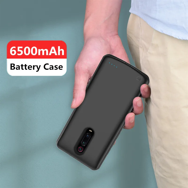 Чехлы с зарядным устройством для аккумуляторов 6500 мАч Xiaomi Mi 9T Pro чехол