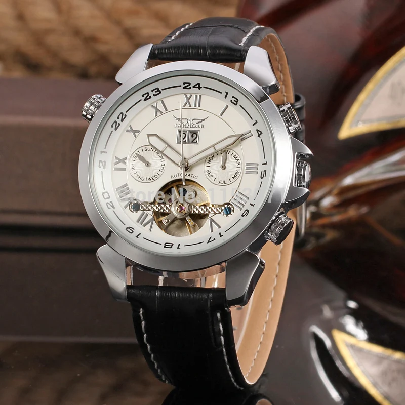 Часы JAG057M3S2 JARGAR мужские с календарем и кожаным ремешком|watch band sizing tool|watch 3d movie
