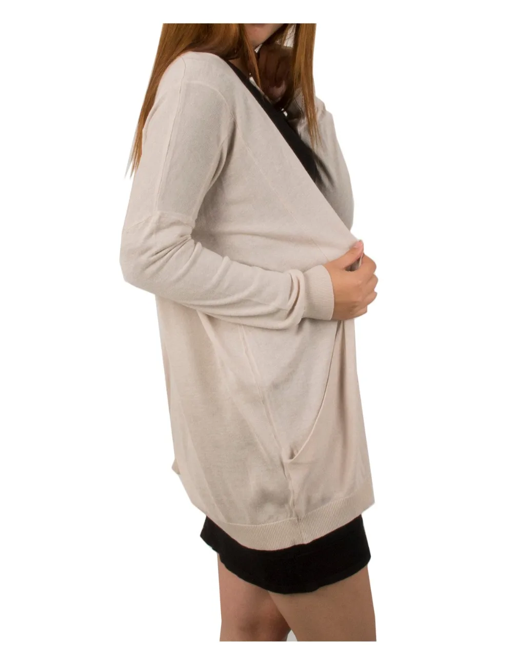 2016 весна лето женщин Большой размер кардиган вязаный свитер с длинным рукавом