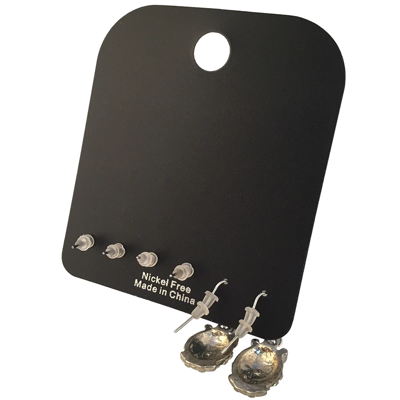 3 пары серьги гвоздики в виде совы|Серьги-гвоздики| |