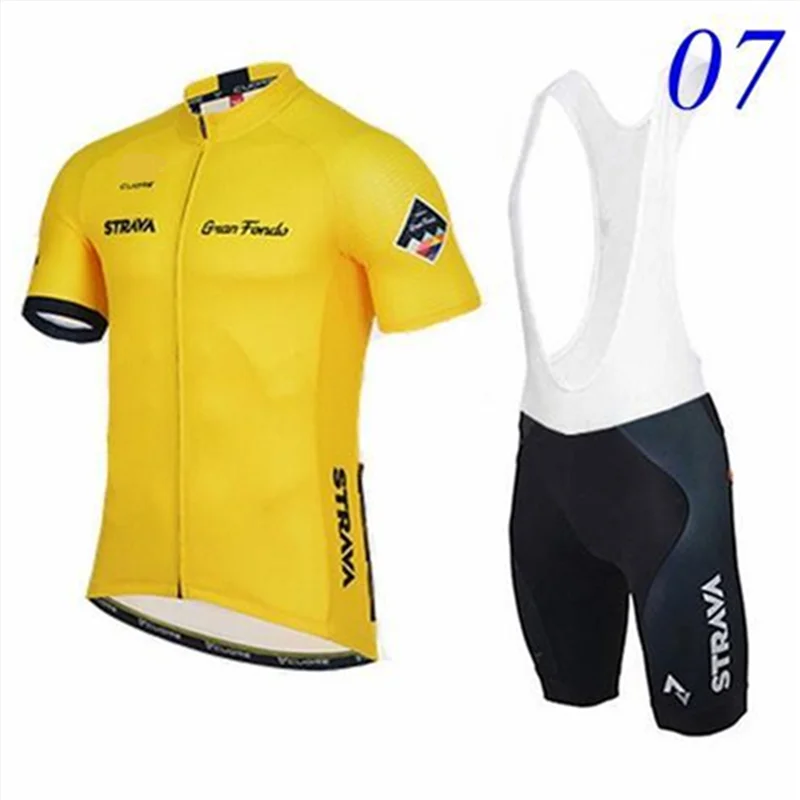 Pro Bicycle Racing Team Short Sleeve Maillot Ciclismo Men's Cycling Jersey Kits Summer breathable Cycling Clothing Sets - Цвет: 7