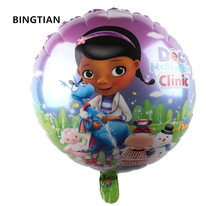BINGTIAN прибытие McStuffins Доктор гелий воздушный шар Дети День рождения вечерние