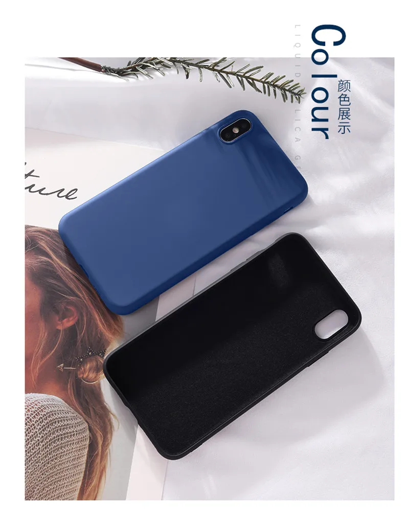 Роскошный мягкий силиконовый чехол для iPhone XS Max XR X 10 iPhone 8 7 8Plus 7Plus iPhone 6S 6 S 6Plus