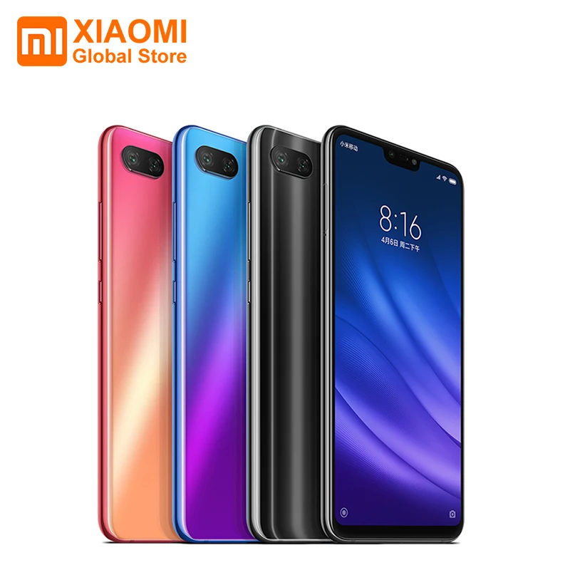 Xiaomi mi 8 Lite 4GB 64GB глобальная Версия Мобильный Snapdragon 660 Octa Core ror like Gradient Back Finish