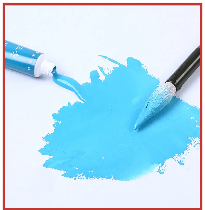 Calligraphy ink Paint Set 12/18/24 Colors Pigment Chinese Landscape Painting Paint 5/12ml Chinese Painting pigment Art Supplies