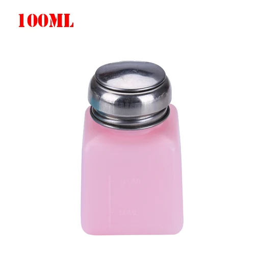100ml pink 100 мл пластиковая бутылка для алкоголя пустая бутылка для жидкого пресса для мобильного телефона инструменты для ремонта Outillage Ferramentas контейнер - Цвет: 100ml pink