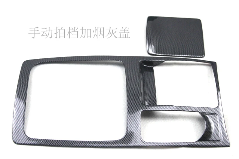 Для Mitsubishi Lancer 2010 2011 2012 наклейки из углеродного волокна для салона автомобиля 3D стереоскопическая паста ручная или автоматическая передача - Цвет: Style B