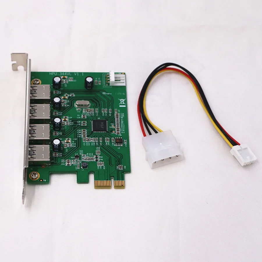 4 порта USB 3,0 PCI-e Плата расширения PCI express PCIe USB 3,0 концентратор адаптер 4-портовый USB3.0 контроллер USB 3 0 PCI e PCIe express 1x