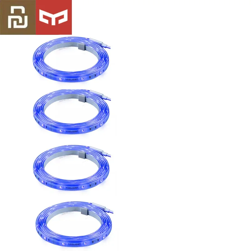 1M Extension Band 4 Yee светильник RGB светодиодный 2 м умный светильник-полоса умный дом для Mi Home приложение WiFi работает с Alexa Google Home Assistant 16 миллионов красочных - Цвет: 1M Extension Band 4