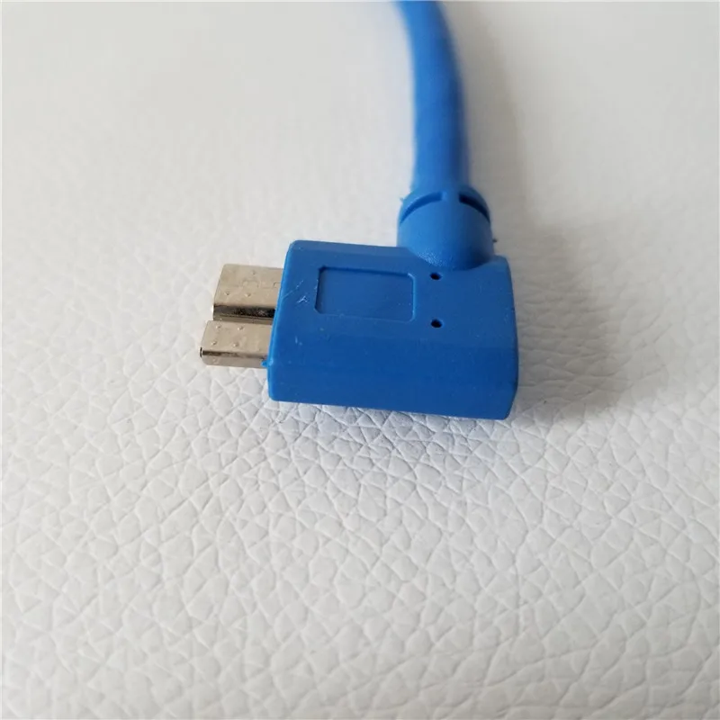 90 градусов левый угол Micro USB3.0 B папа к принтеру порт USB 3 0 Женский M/F адаптер Jack