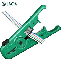 laoa adjustable wire cutter wire stripping mini 3 2 9mm cable stripper for network flat round pliers tool wire stripper