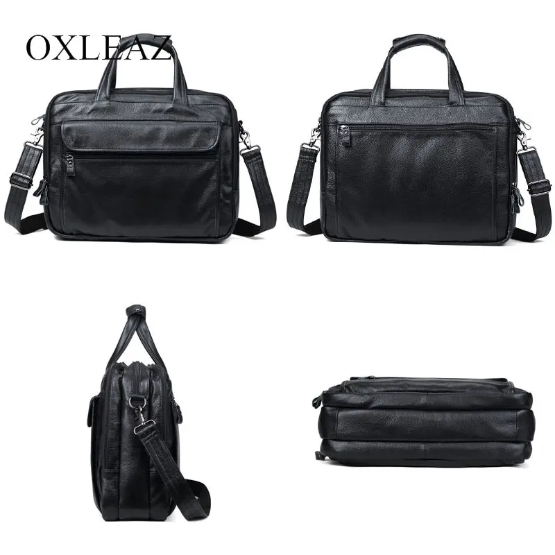 OXLEAZ брендовые 15 &quotмужские деловые сумки мужской портфель для ноутбука мужская