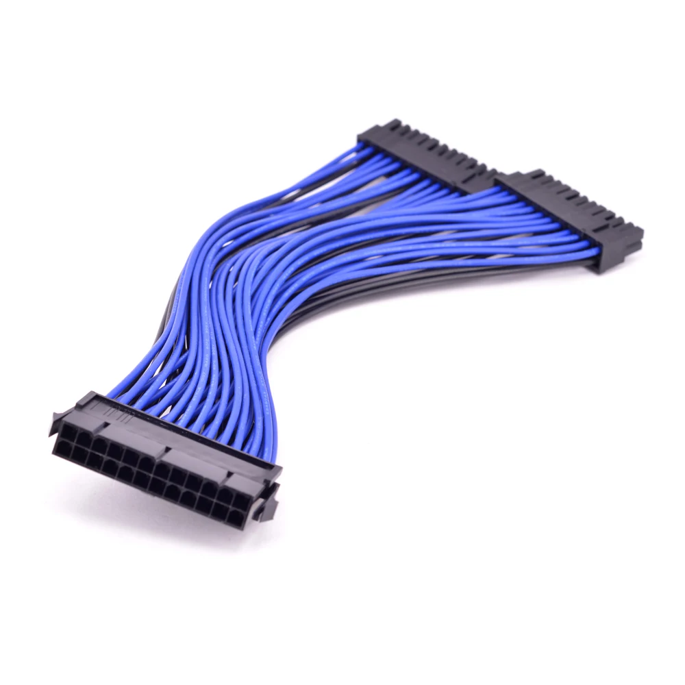 Удлинительный кабель ATX 24 Pin 1 2 блок питания для ПК P усилитель порта порт Папа мама