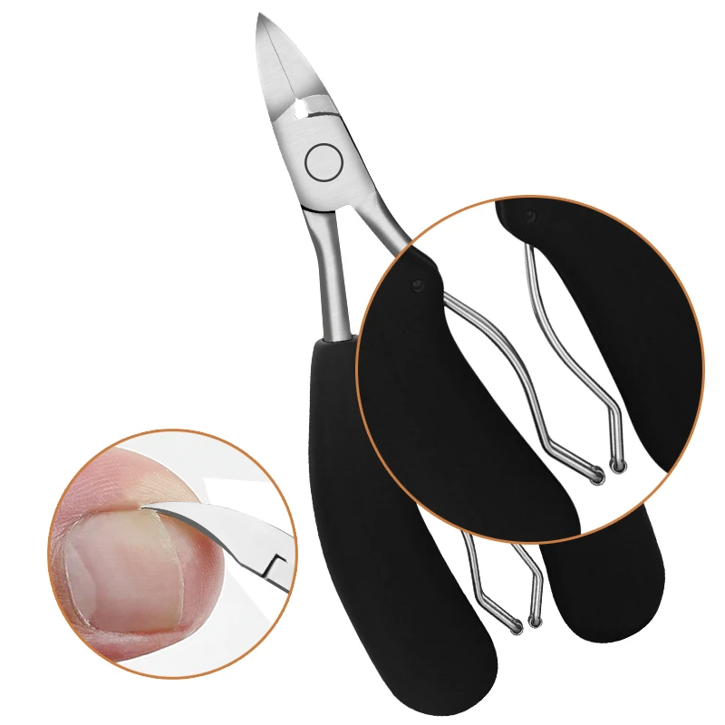 2 шт./компл. двойные пружины кусачки для кутикулы ногтей ножницы удаления