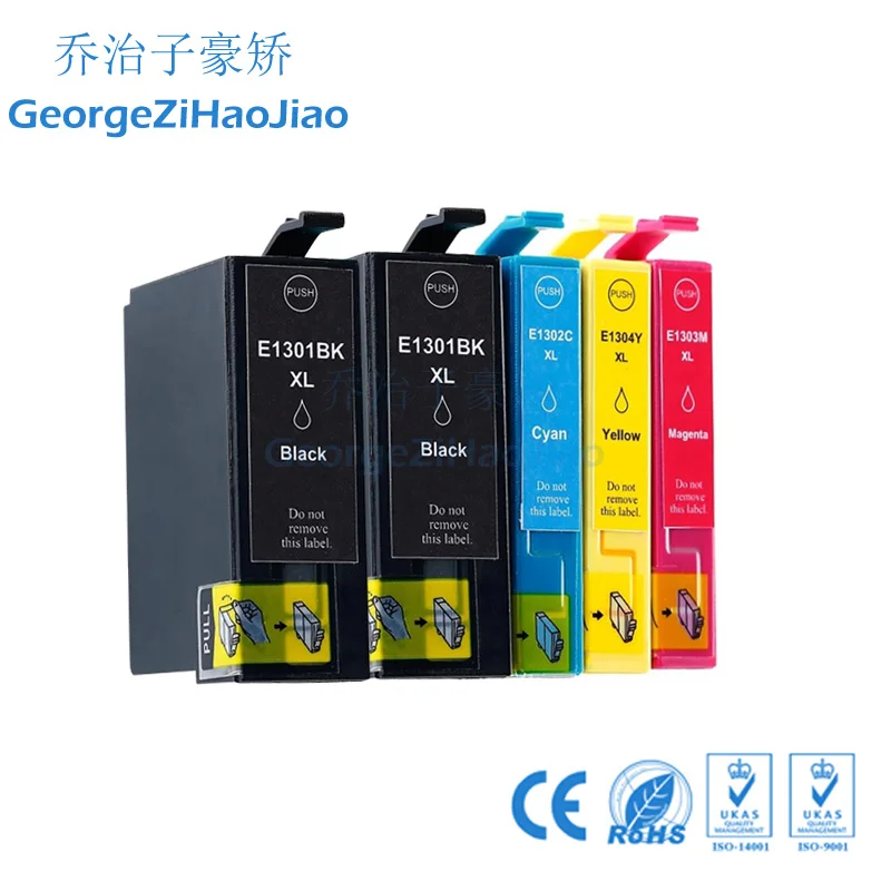 T1301 1 комплект + 1BK совместимые чернильные картриджи для Epson SX525WD SX620FW SX525WD/SX535WD/SX620FW