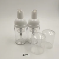 free shipping 24pcslot 30ml clear foamer pet cosmetic dispenser bottles for skin care packaging