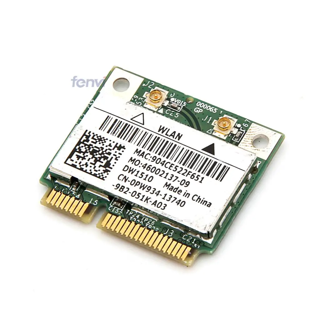 Fenvi Dual Band 300 Мбит/с Тетрадь WLAN Беспроводной Wi Fi карты для Dell DW1510 Broadcom BCM94322HM8L BCM4322