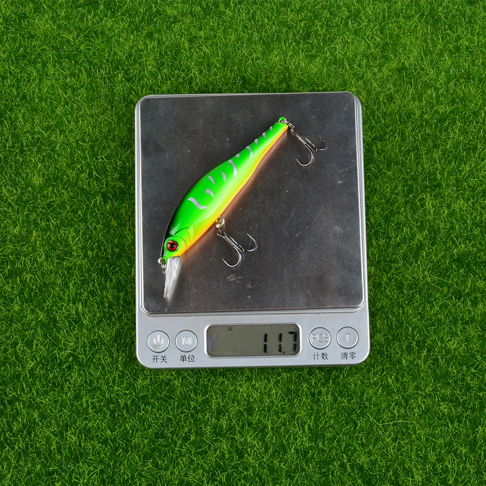 Погружная рыболовная приманка в виде гольяна 1 шт. для ловли окуня 9 5 см 11 г