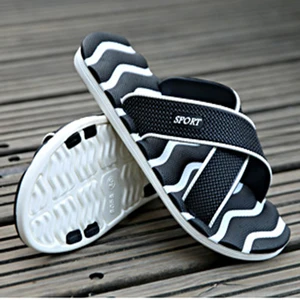 Туфли мужские в клетку и полоску, Повседневная пляжная обувь, летние шлепанцы