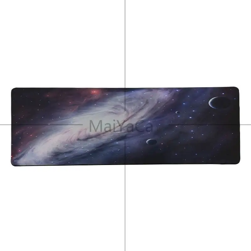 

MaiYaCa Top Quality Beautiful Planet ring Customized laptop Gaming mouse pad thick comfortable natural rubber keyboard/mouse pad