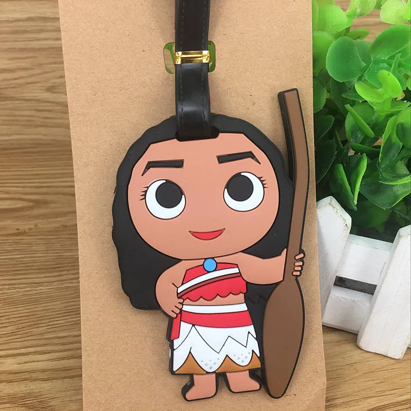 Аксессуары для путешествий мультяшная бирка багажа морские цвета силикагель