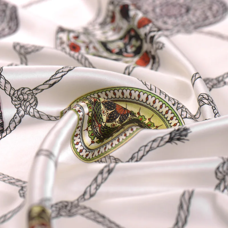 2018 модная веревка для цифровой живописи шелковая стрейч ткань из натурального