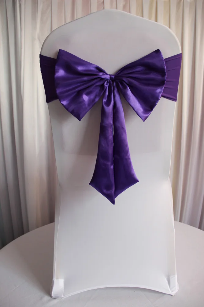 100 шт. пояс из лайкры и спандекса с атласной бабочкой галстук-бабочка готов для