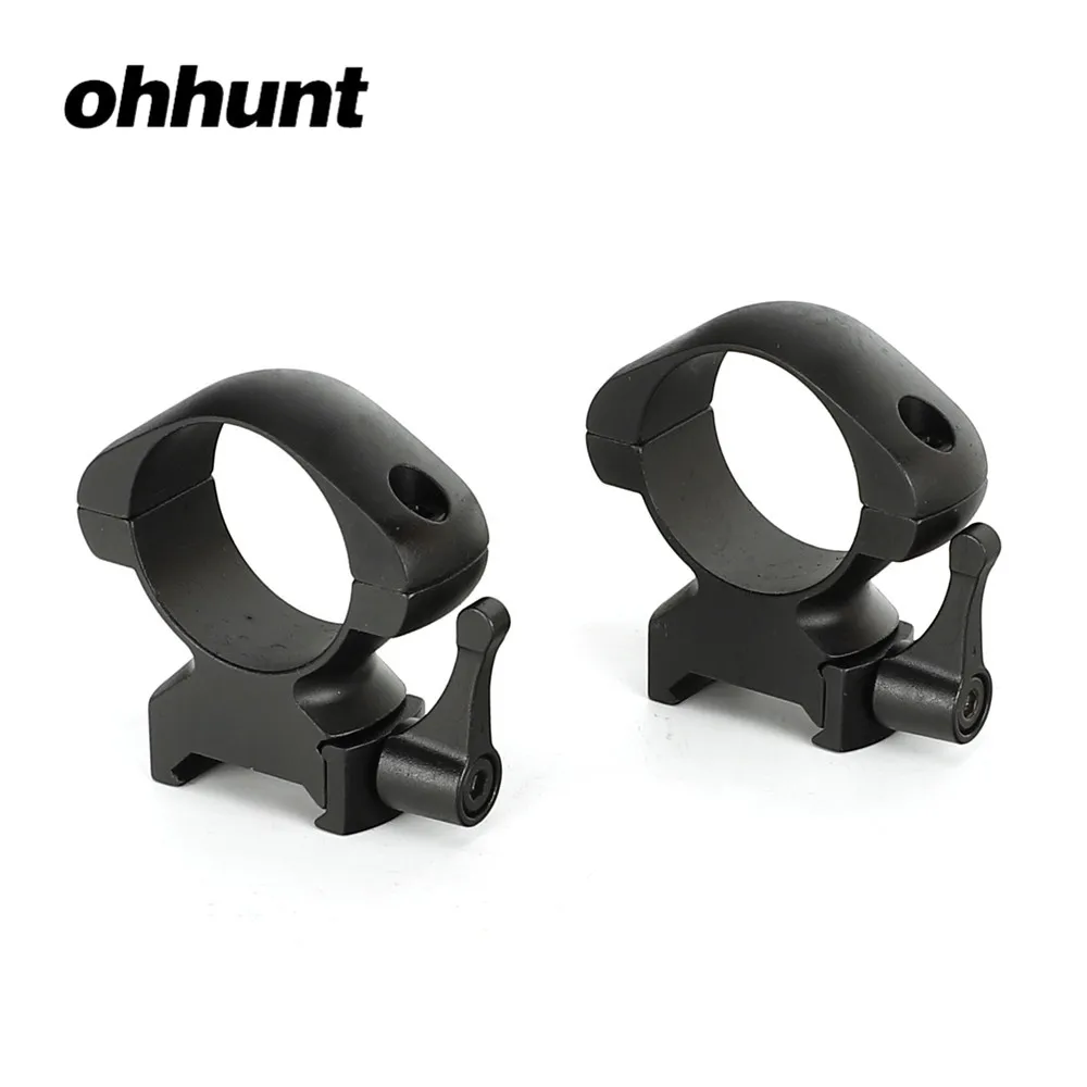Ohhunt 25,4 мм или 30 мм Диаметр стали быстросъемные Пикатинни Вивер Низкий средний высокий профиль охотничий прицел кольца тактические крепления