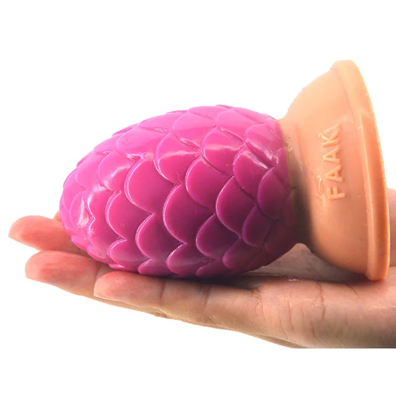 FAAK 9.5x5.2cm pinecone appearance Anal Plug Ass massage Masturbate butt plug anal sex toys For Woman Man adult products | Красота и